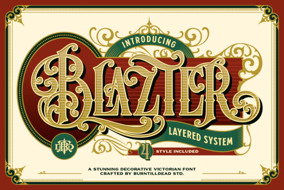 Blazter: A Typeface That Commands Attention with Victorian Flair