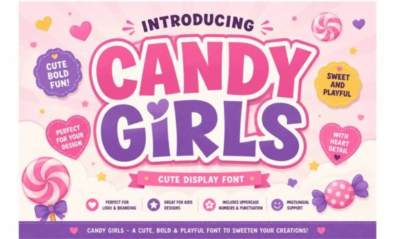 Candy Girls: A Sweet Typeface for Joyful Branding