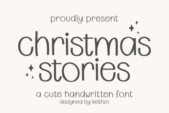 Christmas Stories: A Handwritten Font for Cozy Design
