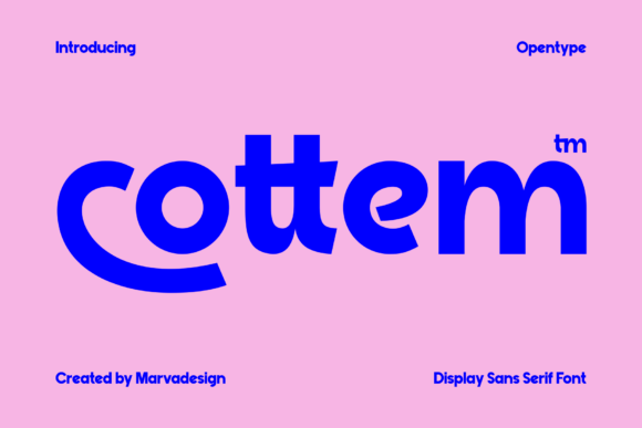 Cottem: The Bold Typeface That Balances Strength with Warmth