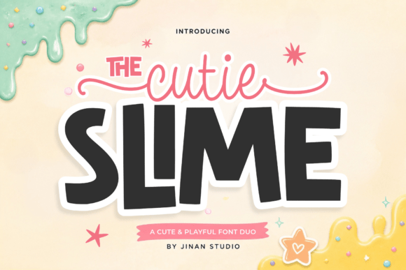Cutie Slime Duo: A Playful Typeface for Joyful Branding