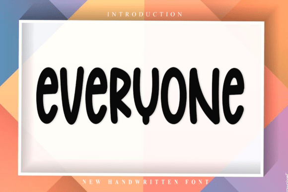 Everyone Font: The Signature Script for Modern Branding