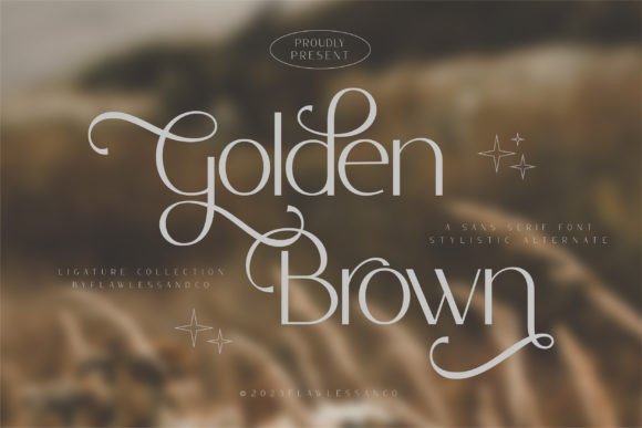 Golden Brown: The Elegant Sans Serif for Modern Design