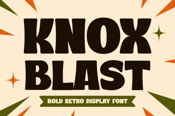 Knox Blast: The Retro Display Font That Demands Attention