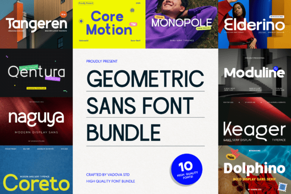 Modern Clarity: A Deep Dive into the Geometric Sans Font Bundle
