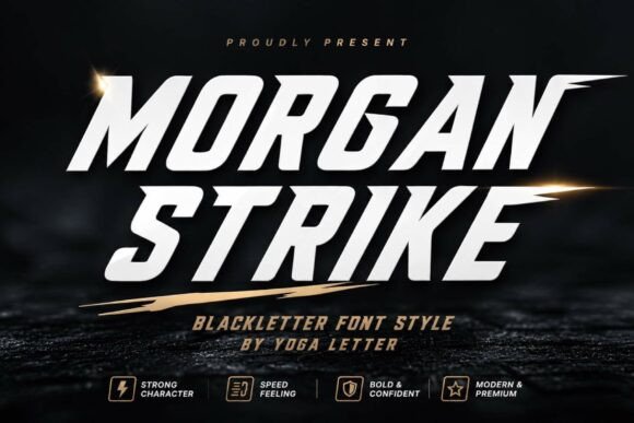 Morgan Strike: The Modern Blackletter Font Redefining Bold Branding