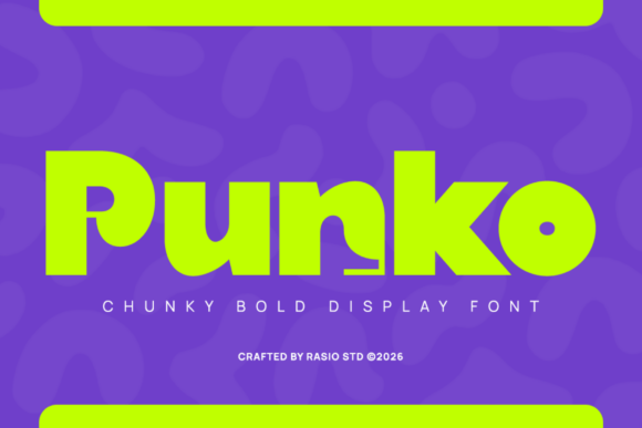 Punko: A Font That Pops Off the Page with Playful Energy