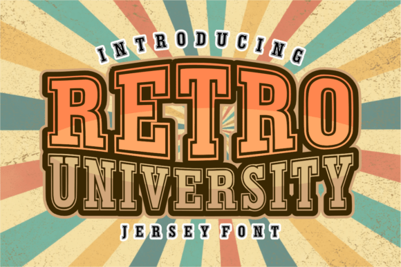 Retro University: The Slab Serif That Channels Campus Spirit