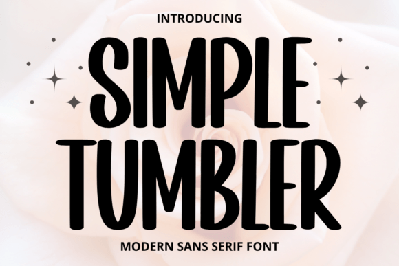 Simple Tumbler: The Friendly Font for Modern Projects