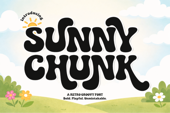 Sunny Chunk: The Retro Font Radiating Good Vibes