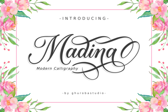 The Elegant Touch of Madina: A Font for Creative Professionals